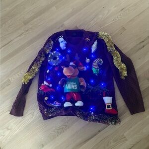 Festive Light-Up Holiday Sweater